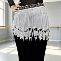 Jupe de danse orientale exotique pour femmes avec fente latérale, tenue de performance de danse latine, robe de scène, costume de carnaval