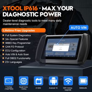 Xtool ip616 đầy đủ hệ thống công cụ Chẩn đoán với 34 + Chức năng đặc biệt công cụ lập trình chính OBD2 máy quét ô tô - Product Image 2