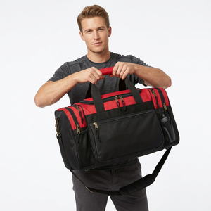กระเป๋าเดินทางสุดหรูแบบสั่งทำพิเศษ รุ่น Prime Bags สำหรับออกกำลังกายและเดินทาง ขนาดใหญ่ ทนทาน กันน้ำ สีดำ ทำจากโพลีเอสเตอร์ เหมาะสำหรับผู้ชาย ใช้สำหรับเล่นกีฬาและเข้ายิม - Product Image 6