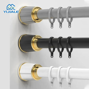 Nouveau design de tringles <span class=keywords><strong>à</strong></span> <span class=keywords><strong>rideaux</strong></span> <span class=keywords><strong>à</strong></span> tension réglable pour salle de bain usines <span class=keywords><strong>tringle</strong></span> de placard diviseur de pièces tringles <span class=keywords><strong>à</strong></span> <span class=keywords><strong>rideaux</strong></span> en métal ensembles <span class=keywords><strong>sans</strong></span> <span class=keywords><strong>perçage</strong></span> - Product Image 1