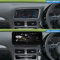 Estéreo para Auto Android 14 de 12.3 Pulgadas con Pantalla Táctil Inalámbrica Carplay para Audi Q5 2009-2017 con Volante a la Derecha