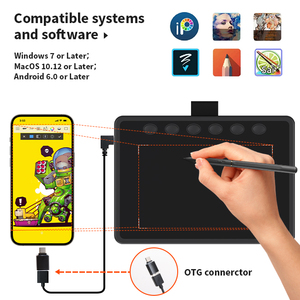 Pilsiz kalem 8192 çizim tableti ile yazma tableti seviyeleri basınç dijital grafik Tablet - Product Image 6