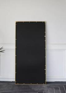 <span class=keywords><strong>Miroir</strong></span> mural décoratif <span class=keywords><strong>grand</strong></span> format moderne <span class=keywords><strong>en</strong></span> aluminium laqué double, avec cadre <span class=keywords><strong>en</strong></span> <span class=keywords><strong>fer</strong></span> <span class=keywords><strong>forgé</strong></span> minimaliste, vente <span class=keywords><strong>en</strong></span> gros - Product Image 3