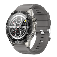 Montre connectée de sport d'extérieur HK08 avec écran AMOLED, GPS, moniteur de fréquence cardiaque, tracker d'activité physique, étanche IP68, écran tactile