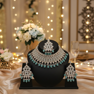High Quality Trending Fancy Collection <b>Gold</b> Plated Ethnic Latest Designed Women's Wedding Engagement Anniversary Party <b>Set</b> - Product Image 2