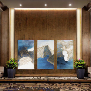 Quadro su Tela 3D con Texture Spessa, Decorazione <span class=keywords><strong>per</strong></span> Casa, <span class=keywords><strong>Cucina</strong></span>, Bagno, Soggiorno, Dipinti Classici in Stile Cinese Moderno - Product Image 3