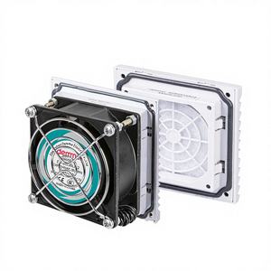 Rejilla de ventilación ABS para gabinete ZL801, ventilador de refrigeración, rejilla protectora de ventilador con lamas, filtro antipolvo de algodón - Product Image 1