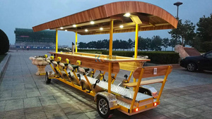 Bicicleta de Cerveza Tipo Pub con Pedales, para 12 Personas, de Aluminio, con Frenos de Disco, Barra Móvil, Venta al Por Mayor de Fábrica - Product Image 4