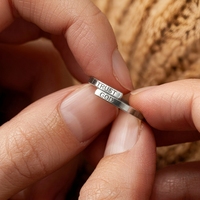 Unisex CE-Zertifizierter Verstellbarer Glaubensschmuck-Ring, Wasserfest, Schweißbeständig, Gold PVD Edelstahl Gravierte Vertraue-Gott-Ringe