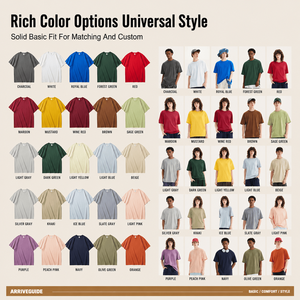 Fabricantes de Ropa al por Mayor, Camiseta Oversize para Hombre, 240g, 100% Algodón, Impresión de Logotipo Personalizado, Camiseta Unisex Lisa para Hombre - Product Image 2