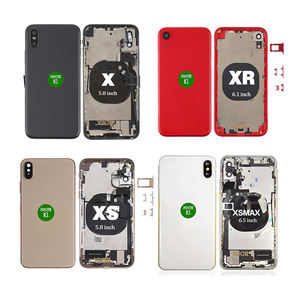 Xucng piezas de repuesto de cobertura completa personalizadas montaje de carcasa trasera de batería para <span class=keywords><strong>iPhone</strong></span> X XS Max XR 12 Pro Max Bar bandeja de tarjeta SIM - Product Image 3