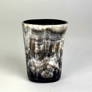 Verre artisanal REHMAN CRAFT en corne de buffle naturelle, éco-responsable et fait main - Product Image 1