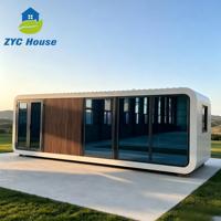 Villa Modulaire Préfabriquée de Luxe à Prix Abordable, Conteneurs de Vie Type Cabine Apple, 30 et 40 Pieds, pour Salon et Chambre