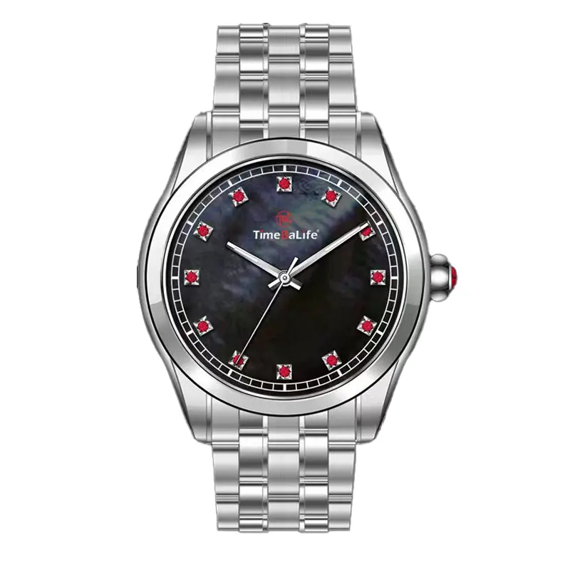 탑 브랜드 남성용 시계 쿼츠 시계 36mm 스틸 케이스 그린 다이얼 다이아몬드 베젤 커플 손목시계