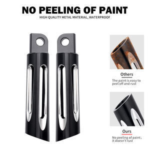 Reposapiés para Motocicleta, Pedales para <span class=keywords><strong>Harley</strong></span> Touring Softail Sportster XL883 <span class=keywords><strong>1200</strong></span> Iron Fatboy V-<span class=keywords><strong>Rod</strong></span> Road King Glide - Product Image 5