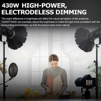 ZSYB 500W équipement d'éclairage vidéo de bonne qualité lumière vidéo LED professionnelle pour caméra