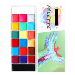 Wholesale Custom Non Toxic Adult <b>Kids</b> Face Body <b>Paint</b> Color <b>Set</b> for Halloween Makeup - Product Image 1