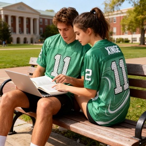 Productos de Venta Caliente 2026: Nuevas Camisetas de Fútbol de Malla para Partidos, Nombres de Equipos Personalizables, Camisetas de Fútbol Unisex de Corte Recto - Product Image 3