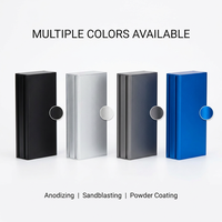 Chasis de Aluminio para Montaje en Rack de 19 Pulgadas 1U 2U 3U, Fabricación Personalizada CNC, Caja de Servidor IPC para Redes y Comunicaciones