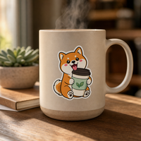 Stiker Kartun Hewan Peliharaan Kustom Kucing dan Anjing Kawaii, Stiker Vinyl Die Cut Perekat Sendiri Tahan Air untuk Botol Air dan Casing Tablet