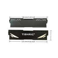 TISHRIC Aluminum Ram Memory Module Protection Heat Sink RAM Armor Cooling DDR3 DDR4 DDR5 Shim Memory Cooler Radiator in Stock