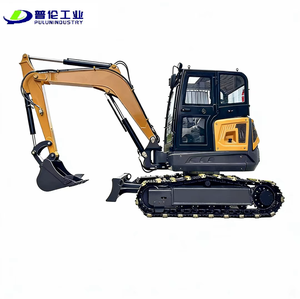 <span class=keywords><strong>Mini</strong></span>-excavatrice hydraulique sur chenilles avec moteur diesel, adaptée à la construction agricole, petite excavatrice agricole - Product Image 1