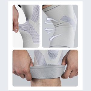 大人用スポーツ保護カスタムニット & スパンデックス圧縮膝サポートスリーブ - Product Image 4