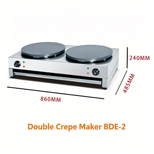 Nouvelle Plaque de Cuisson Commerciale Électrique et à Gaz en Acier Inoxydable pour Crêpes et Pancakes, Antiadhésive, Portable, Haute Productivité - Product Image 4