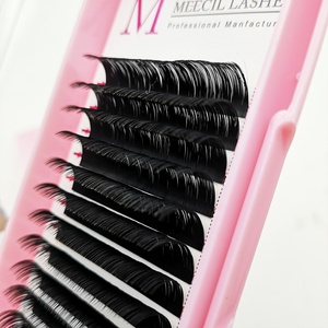 Plateau d'extensions de cils classiques en <span class=keywords><strong>soie</strong></span> de cachemire, fait main, facile à poser, pour volume mixte, sous marque privée, fournitures pour extensions de cils - Product Image 5