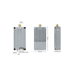 Accessoires de drone FPV haute puissance PFLY 4W/4000mw 1.2/1.3G VTX Transmission d'image à aile fixe Simulation de pièces d'aviation Argent 40g - Product Image 6