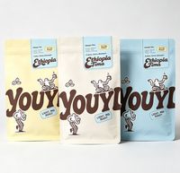 YOUYI Emballage personnalisé pour café en sachet stand-up avec feuille d'aluminium de qualité alimentaire pour 1 kg de grains de café en vrac