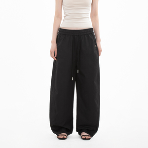 <span class=keywords><strong>Pantaloni</strong></span> Sportivi Estivi da <span class=keywords><strong>Donna</strong></span> Personalizzati, Traspiranti, ad Asciugatura Rapida, <span class=keywords><strong>con</strong></span> <span class=keywords><strong>Vita</strong></span> Elastica <span class=keywords><strong>in</strong></span> PU, Gamba Larga, per Palestra e Fitness - Product Image 2