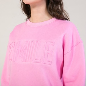 Mode féminine décontracté manches longues pressant imprimé col rond pull haut chemisier - Product Image 6
