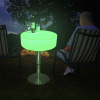 Table de cocktail à LED Table de bar à couleurs changeantes RVB avec contrôle pour discothèque Lounge Home Bar