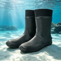 Bottes de plongée en néoprène entièrement étanches à tube long, bottes de plongée chaudes et imperméables anti-froid, fourniture en gros du fabricant