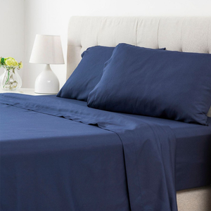 Juego de sábanas de 4 piezas de tamaño Queen, sábanas cómodas transpirables y refrescantes, ajuste fácil y seguro, ropa de cama suave y sin arrugas para Hotel y hogar - Product Image 5