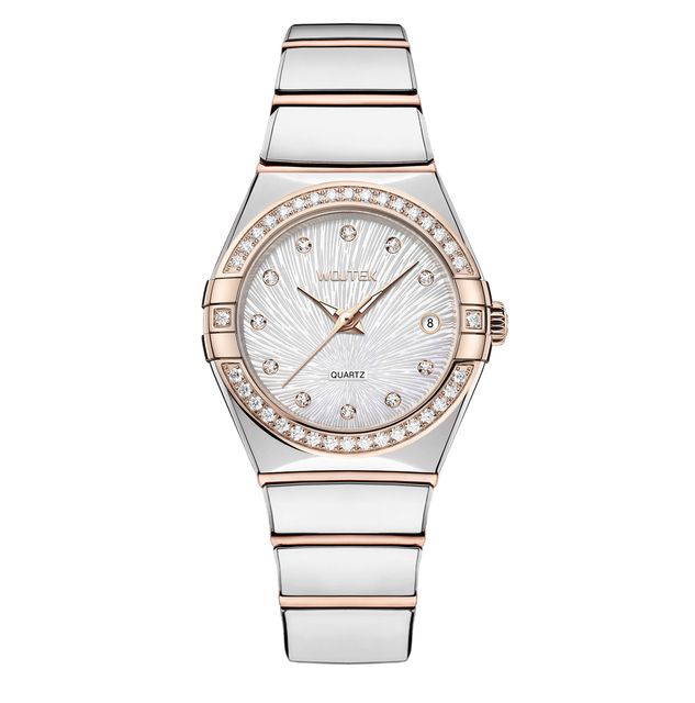 Top Brand Women's Watches Elegant Fashion Rose Gold Watch for Women Original Ladies Quartz Waterproof Wristwatch