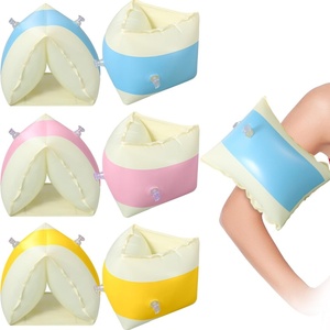 Flotador de Brazo Inflable de PVC 18*16.5 CM, Anillo de Brazo para Piscina, para Hombres y Mujeres, Deportes Acuáticos, Aprendizaje de Natación, Entrenamiento, Fiesta de Verano en la Playa - Product Image 1