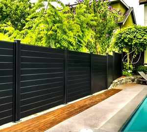 Durable 10ft Waterproof Aluminum <b>Fence</b> Panels No Rust Easy DIY Installation for Yard & Ranch Use - Product Image 2