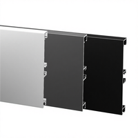 Plinthe de cuisine en alliage d'aluminium épaissi, moderne, pour hôtel, imperméable, résistante à l'humidité, durable
