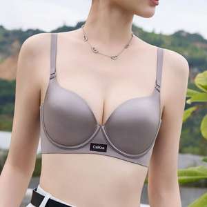 No Trace Beautiful Back Small Chest Reunidos para um olhar grande Reunidos Seios Acessório No <span class=keywords><strong>Steel</strong></span> Ring Bra - Product Image 4