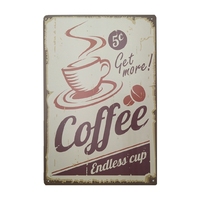 Plaque métallique Vintage, affiches rétro pour café et café, en fer, panneau italien café, décor mural de cuisine et de Bar