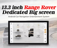 Grand écran tactile IPS de 13.3 pouces pour Land Rover Evoque 2012-2016 lecteur multimédia dvd de voiture Android navigation gps radio