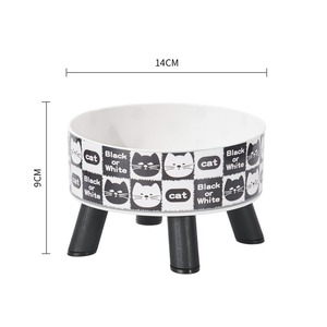 Bol d'alimentation pour chat et chien en acier inoxydable - Plat surélevé antidérapant pour animaux de compagnie - Product Image 1
