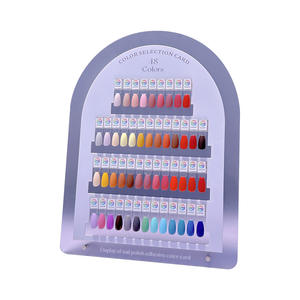Nouveau Présentoir Magnétique en Acrylique <span class=keywords><strong>DIY</strong></span> 2025 pour Échantillons de Couleurs de Vernis Gel, Carte de <span class=keywords><strong>Test</strong></span> de Couleurs pour Salon de Manucure - Product Image 5
