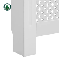 Vente chaude Moderne Écologique MDF Panneau De Bois Radiateur Couverture Blanc Armoire Chauffante pour La Décoration Intérieure pour Salon Chambre