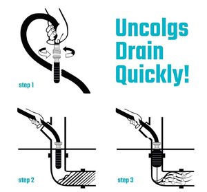 Piccolo Disgorgante per Tubi, Rimuove Ostruzioni Ostinate in Lavelli, Vasche da Bagno, Docce e Scarichi Principali - Product Image 3