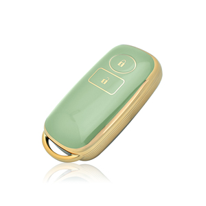 Nhà Máy Trực Tiếp Bán Buôn Vàng Chrome Cạnh Mềm TPU Nhựa Rộng Rãi Daihatsu Xe Điều Khiển Từ Xa Vỏ Chìa Khóa Trường Hợp Bìa Fob Silicone - Product Image 5