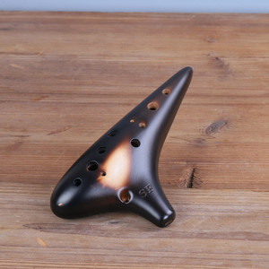 Ocarina soprano 12 trous F (SF) non émaillée, instrument professionnel pour la performance et l'enseignement, destiné aux écoles de musique et aux magasins. - Product Image 4