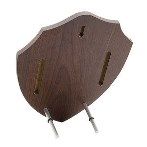 Walnut <b>Plaque</b> <b>Trophy</b> 210X260X15mm Acrylic Wood and Crystal UV Printed Award for Trade Shows and Welcoming Guests - Product Image 2